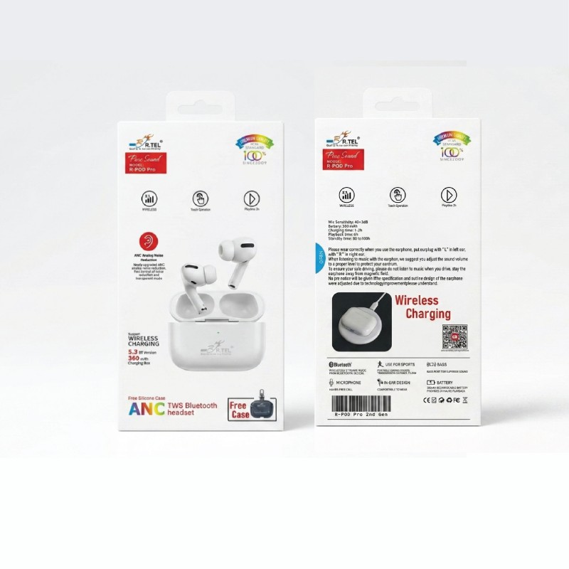 R.TEL R-POD Pro TWS True Wireless Stereo Sound